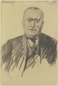 Portrett av en mann av Max Liebermann