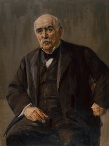 Portrett av bankmannen Eugen Gutmann (olje på lerret) av Max Liebermann
