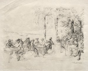 Waterfront Restaurant. av Max Liebermann