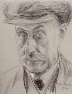 Selvportrett av Max Liebermann