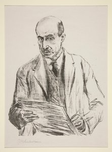 Selvportrett av Max Liebermann
