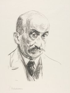 Selvportrett, 1921. av Max Liebermann