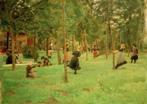 Lekende barn av Max Liebermann