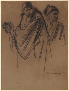 Studier for Saint Paul på vei til Damaskus av Max Liebermann