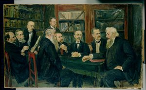 Hamburg-konvensjonen av professorer, 1906 (se også 144760) av Max Liebermann