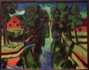 Der Mühlengraben von Max Pechstein