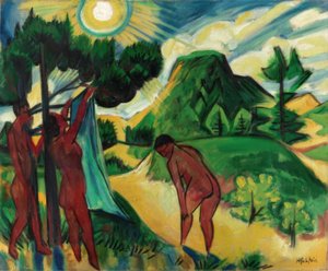 Sommer i Nidden av Max Pechstein