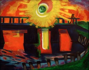 solnedgang av Max Pechstein