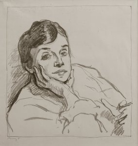 M.Slevogt, Nini Slevogt, kunstnerens kone av Max Slevogt