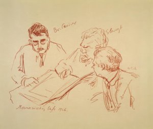 Romanisches Café 1926 av Max Slevogt