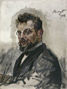 selvportrett av Max Slevogt