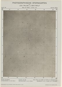 Fotografiske Star Charts 24. april 1901, 480. Skapere: Max Wolf, Johann Palisa. av Max Wolf, Johann Palisa