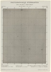 Photographische Sternkarte 17. mars 1906, 2268. Skapere: Max Wolf, Johann Palisa. av Max Wolf, Johann Palisa
