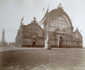 Machines corner, All-Russia Exhibition, Nizhny Novgorod, Russland, 1896.