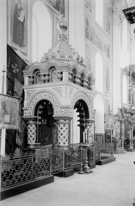 Minins grav i Frelserens katedral i Nizhny Novgorod Kreml, Russland, 1896. av Maxim Dmitriev