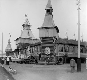 Naval Corner, All-Russia-utstillingen, Nizhny Novgorod, Russland, 1896.