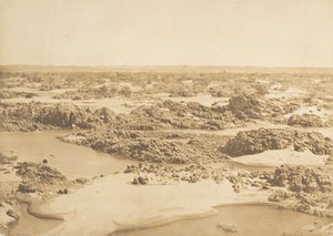 Batu-el-Hadjar. Utsikten tatt ved den andre katarakten, mars 1850. av Maxime Du Camp