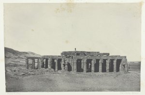 Gournah, Osymandias grav, Theben, 184951, trykt 1852. av Maxime Du Camp