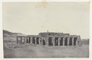 Gournah, Osymandias#39; grav; Theben, plate 58 fra albumet «Egypt, Nubia, Palestina og Syria» (1852)