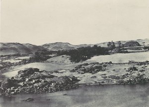 Øvre Egypt. Inngang til den første katarakten, 1850. av Maxime Du Camp