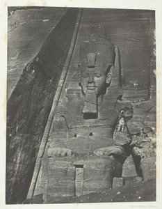 Ibsamboul, Colosse Oriental Du Grand Spéos De Phrè, Nubie, 184951, trykt 1852. av Maxime Du Camp