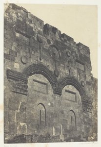 Jerusalem, Golden Gate (Bab-El-Daharieh); Palestina av Maxime Du Camp