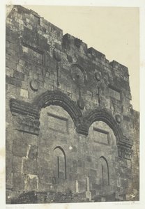 Jerusalem, Golden Gate Bab-El-Daharieh, Palestina, 184951, trykt 1852. av Maxime Du Camp