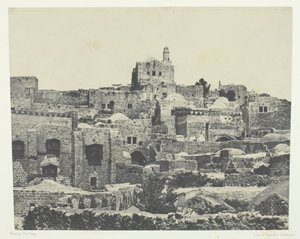 Jerusalem, Western Quarter, Palestina, 184951, trykt 1852. av Maxime Du Camp