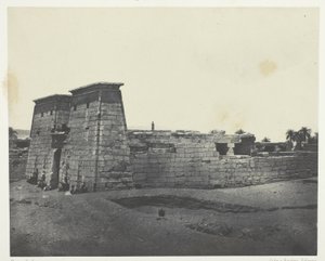 Karnak, Khons tempel; Theben av Maxime Du Camp