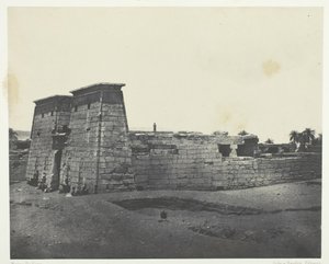 Karnak, Temple de Khons, Thèbes, 184951, trykt 1852. av Maxime Du Camp