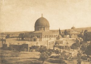 Moskeen i Omar, Jerusalem, august 1850. av Maxime Du Camp