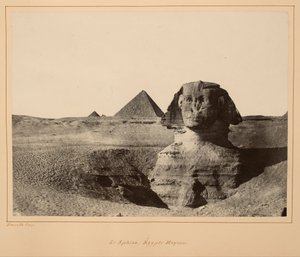 Sfinxen, Midt -Egypt av Maxime Du Camp