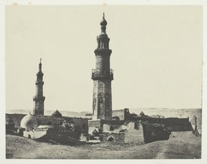 Moskeen i Aly-Bey, Girgeh, Øvre Egypt, 184951, trykt 1852. av Maxime Du Camp