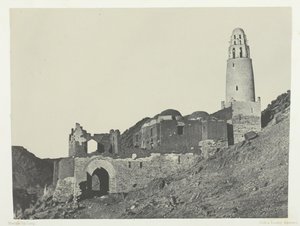 Bellal-moskeen i Bab Village, Nubia, 184951, trykt 1852. av Maxime Du Camp