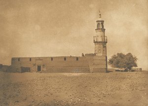 Moskeen til Haou Diospolis parva, 1849-50. av Maxime Du Camp