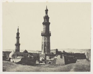 Aly-Bey-moskeen, Girgeh, Øvre Egypt, plate 15 fra albumet «Egypt, Nubia, Palestina og Syria» (1852) av Maxime Du Camp