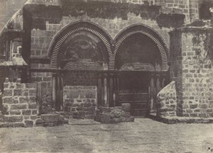 Palestina. Jerusalem. Nedre buer av Den hellige gravs kirke av Maxime Du Camp