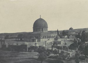 Palestina. Jerusalem. Omar-moskeen, 1850.