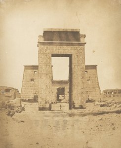 Propylon fra Temple of Khons, i Karnac, Theben, 1849-50.