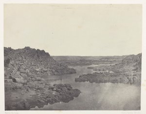 Avslutt fra den første katarakten, Øvre Egypt av Maxime Du Camp