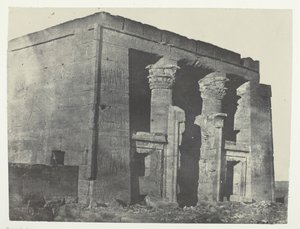 Temple De Dakkeh, Naos, Nubia, 184951, trykt 1852. av Maxime Du Camp