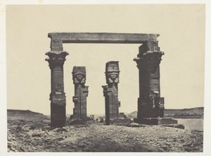 Kardassy-tempelet, Nubia av Maxime Du Camp