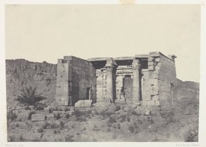Tafeh-tempelet (gamle Taphis), Nubia av Maxime Du Camp