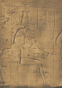 Thoth Ibiocephalus God of Letters i Philae, april 1850. av Maxime Du Camp