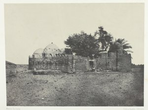 Graven til Cidi-Abdellah-el-Marabout, Øvre Egypt, 184951, trykt 1852. av Maxime Du Camp