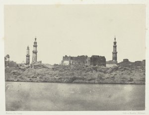 Generell utsikt, Girgeh, Øvre Egypt av Maxime Du Camp