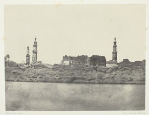 General View, Girgeh, Øvre Egypt, 184951, trykt 1852. av Maxime Du Camp
