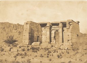 Utsikt over tempelet til Tafah Taphis, 9. april 1850.