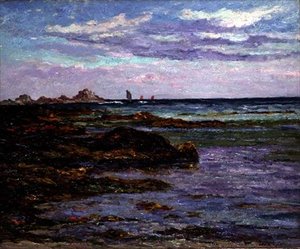 Bretagnekysten, ca. 1910 (olje på lerret) av Maxime Emile Louis Maufra
