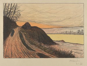 Veien fra Gaud La Route de Gaud, 1893.